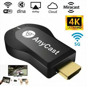 신형 M2 플러스 무선 HDMI WiFi 디스플레이 4K 1080P 호환 TV 동글 리시버 DLNA 미라캐스트 IOS용