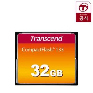[공식] 트랜센드 CompactFlash 133 CF카드 메모리카드 32GB / TS32GCF133