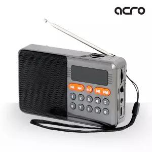 2026년 신제품 ACRO 라디오고 FM라디오 MP3 휴대용 미니 효도 블루투스 스피커