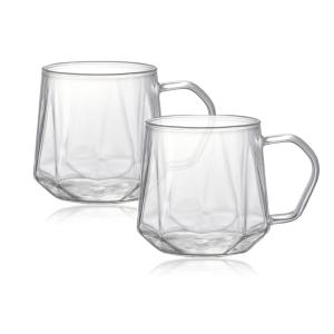 마린 앵글머그 2P세트 400ml 내열유리컵
