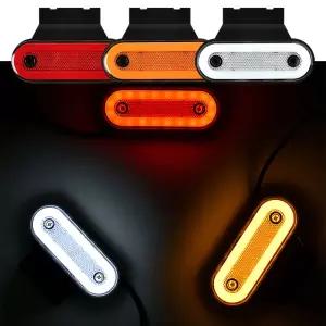 12V-24V겸용 20LED 사이드램프/고무브라켓/토끼등 미등 차폭등