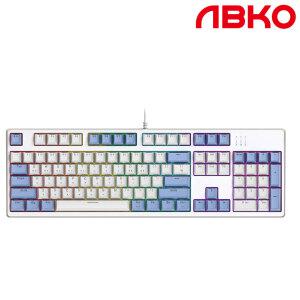 앱코 K8200 PRO 스카이블루 아이스큐브 키캡 게이밍 기계식 키보드 (클릭)
