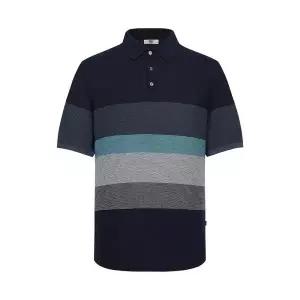 [롯데백화점]닥스 닥스셔츠25S/S. 코튼혼방컬러 블럭 반팔 카라 니트DLS1SWTS108-N1LO