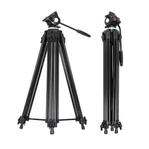 호루스벤누 HVD-1900L 방송용 비디오삼각대+헤드 세트