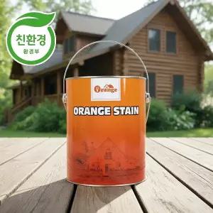 오렌지 오일스테인,우드스테인,방부목페인트 (3.5L)