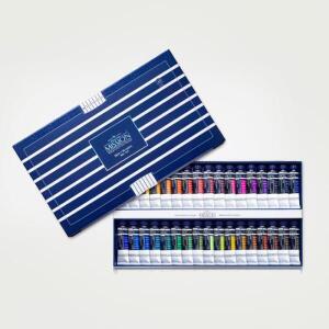 [아트박스]/한가람문구 미젤로 미션 화이트 수채물감세트 15ml 34색