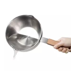 스텐 우드핸들 IH 인덕션 멀티팟 20CM 이유식팬 인덕션스텐냄비