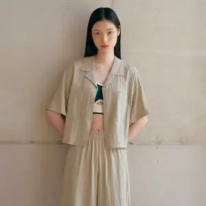 [LAP][LAP 랩] (SET-상의)RN 반팔셔츠 AR2WB470_DG