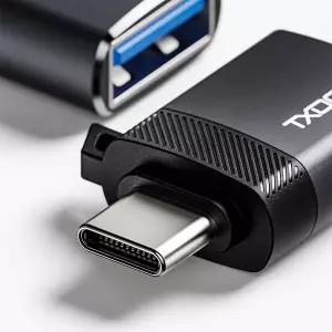 [티엑스온] USB A 3.0 to C타입 OTG 변환 젠더