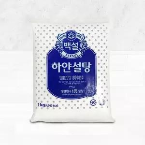 백설 하얀설탕 1kg, 3개
