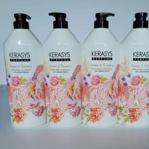 애경 케라시스 샴푸 린스 퍼퓸 1L 4개