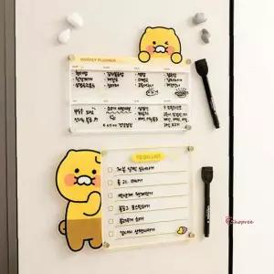 카카오프 마그넷 투두리스트 춘식이 메모보드세트 위클리 플래너mno808