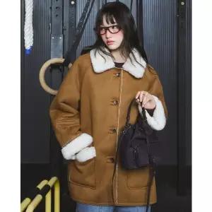 [LAP] 페이크 스웨이드 무스탕코트 AR4MZA60 [P003743950]
