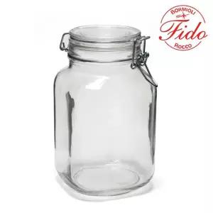 밀폐유리병 피도병 2000ml 투명 유리밀폐용기 과일청병 쨈병 양념 잡곡 이유식병 다용도