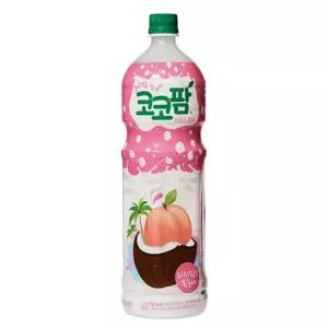 코코팜 복숭아 1.5L PET 해태 음료/코코넛 젤리 알갱이 과일맛 음료수 탕비실 어린이 단체 행사 과즙 간식