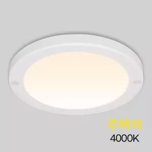 원형 LED 직부등 엣지 8인치 20W 주백 국산/슬림/방조명/천정/엘이디/욕실등/방수/거실/천장/엣지등/직부