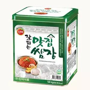 진미 식품 잘되는맛집 쌈장 14kg 1개