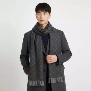 구찌 공용 GG 웹 울 머플러 570603 3G200 1466