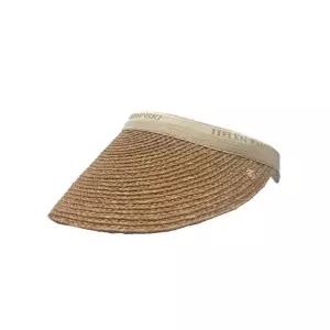 26SS 비앙카12 라피아 바이저햇 누가/네추럴 HAT52493 BIANCA 12 NOUGAT NATURAL