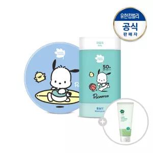 그린핑거 포차코 야외놀이 워셔블 선팩트15g+데일리&물놀이 2in1 선스틱 22g+(수딩젤100ml)