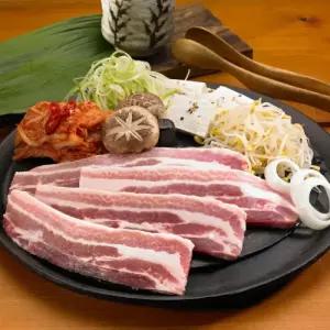 삼겹살 냉동 2KG 수입산 구이용 슬라이스 / 통삼겹 (껍질없음)