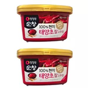 청정원 현미 찰고추장 2kg x 2개
