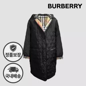 파크게이트 퀄팅 롱 후드 자켓 80842091 80945811 블랙