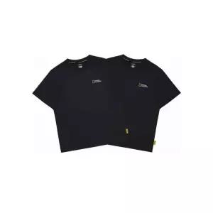 내셔널지오그래픽 NATIONAL GEOGRAPHIC KIDS K265UPA920 기능성 2PACK 반팔 티셔츠 CARBON BLACK 500909035