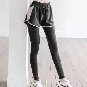레깅스 쫄바지 반바지 일체형 필라테스 요가 트레이닝복