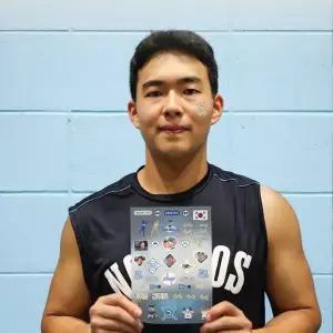 [네오플레인] NC 김휘집 선수 스포츠 야구 타투 스티커 응원용품 페이스 페인팅 건식 판박이