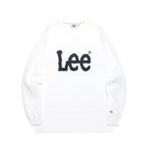 LEE 남녀공용 빅 트위치 로고 긴팔 티셔츠 B1 LE2503LT01 WH NA