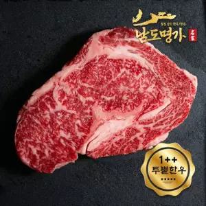 [남도명가] 1++투뿔 한우 등심 (400g/스테이크용)