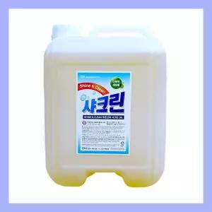 푸른신화 샤크린 18L 대용량 물때 찌든때 기름때 욕실 화장실 주방 청소 다목적 세정제