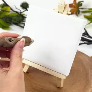 [최가상점] 미니 이젤 캔버스세트 10X10CM 미니이젤
