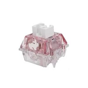TTC Rabbit Silent Switch RGB 버전 투명 핑크 5Pin 42g 맞춤형 기계식 키보드 스위치 빠른 속도 미세 윤