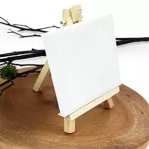 신라마켓 미니 캔버스 이젤세트 10X10CM 화판