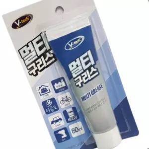 브이텍 멀티 구리스 그리스 튜브타입 80ml 윤활 녹방지 자전거 자동차 선루프 공장 설비