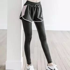 레깅스 쫄바지 반바지 일체형 필라테스 요가 트레이닝복