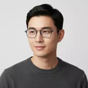 몽블랑 안경테 MB0159O 004 스퀘어 뿔테 안경