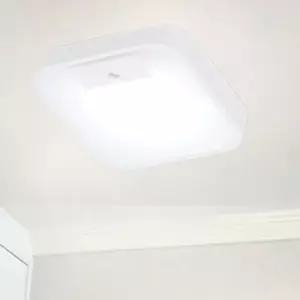 현관문 출입문 LED 사각 센서등 15W 주광색 무선 led 센서등 현관 직부등 방등 일자등 형광등
