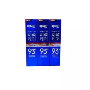 입냄새방지 메디안 치석케어 오리지널 치약120g 3개