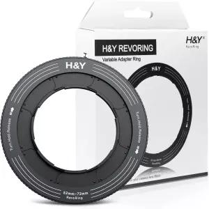 H Y 리보링 조절 가능한 스텝업 52-72mm 가변 렌즈 필터 어댑터 유니버설 스테핑 시스템 52 55 58 62 67