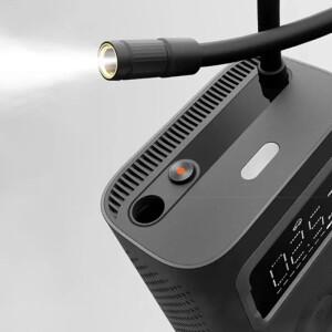 Xiaomi Mijia 공기 펌프 2 속도 부스트 미니 휴대용 압축기 보물 150PSI Type-C LED Multitool 팽창기