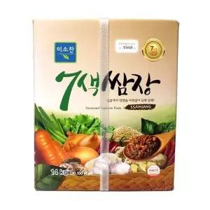 미소찬 7색 쌈장 (지함) 14kg120349