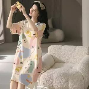 [라일리여성언더웨어] Rly DS-5148 브라캡 내장 여름 홈웨어 반팔 원