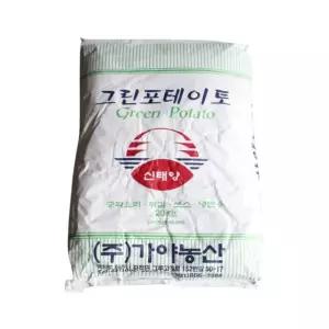 가야농산 캠핑 간편식 프리미엄 식재료 토핑 분말 가루 그린포테이토 감자전분 20kg 1개