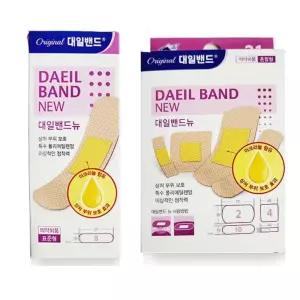 대일 밴드 혼합형 방수 표준/패치/반창고/상처/캐릭터/주사/손가락/키즈/어린이/디자인/표준형/가정용