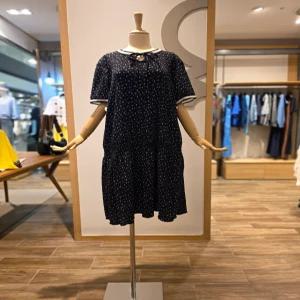 베네통 스모킹주름 원피스 BAOPF3631 612027