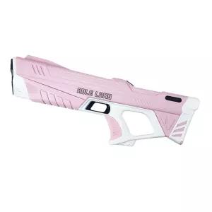 JMds 애들랜드 물총 누비아 전동물총 자동 연사 급수 워터밤 자동물총 (핑크)