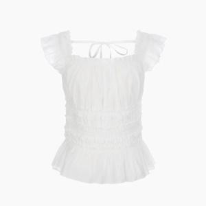 [AK수원점] [에고이스트] [BLUE LABEL] 러플 밴딩 나시 블라우스  ES2OBL10